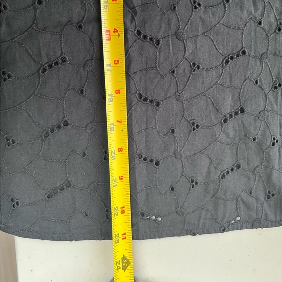 NWT a new day Minimalist Sz XXL Eyelet Short-Sleeve Button Down Shirt & Tank Set - Picture 11 of 14